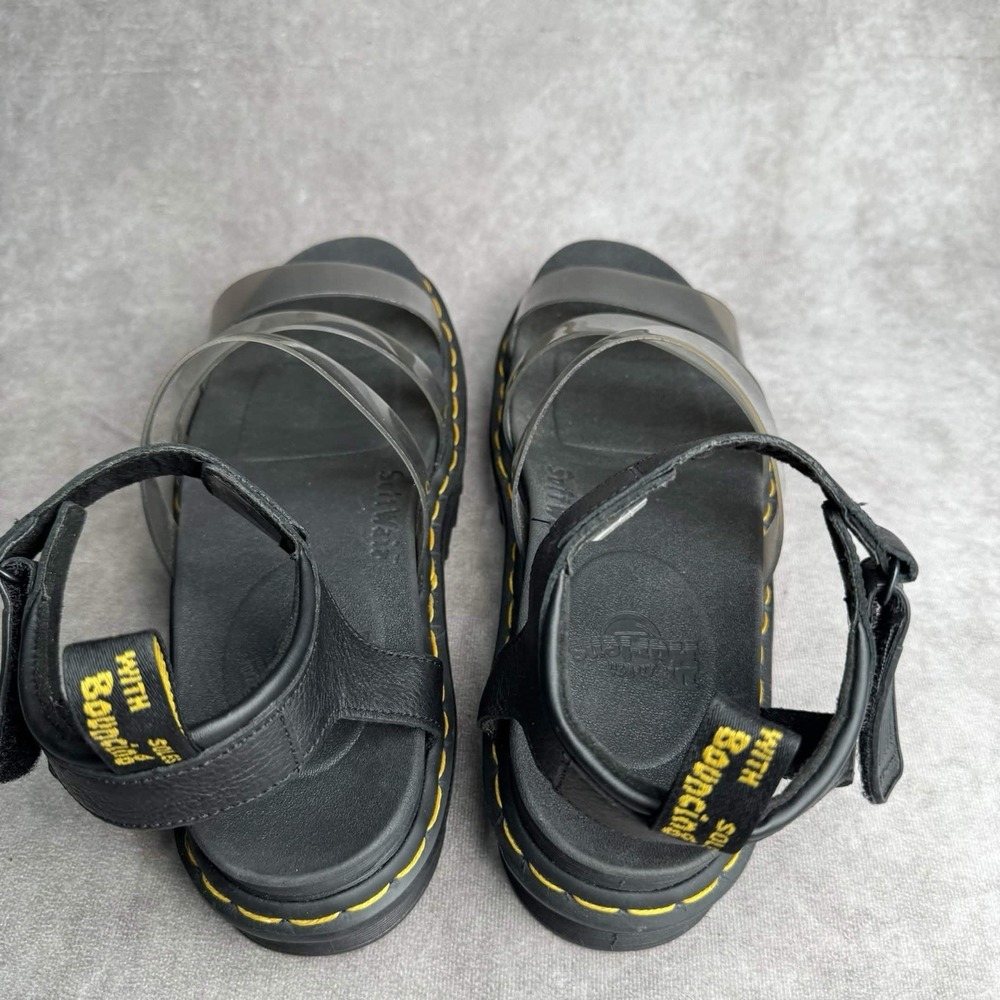 Dr. Martens WOMEN'S 11 BLAIRE JELLY BLACK GLITTER TPU+PISA - Picture 5 of 9